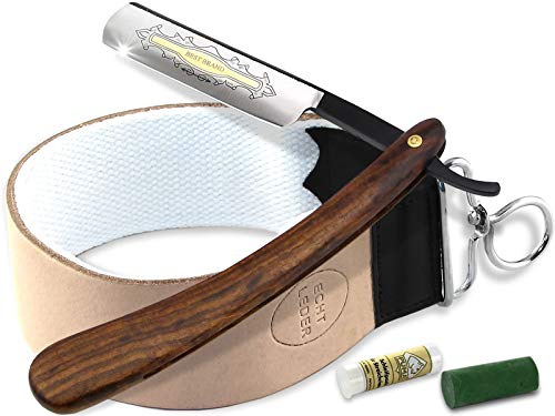 Klassisches Rasier Set Herren Rasiermesser Set mit...