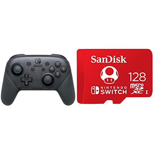 Nintendo Switch Pro Controller & SanDisk microSDXC...