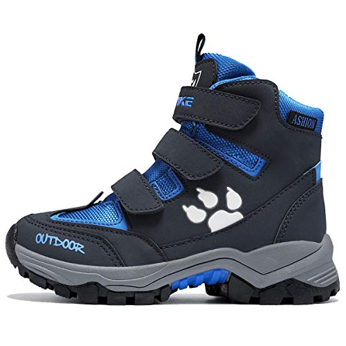 Kinder Stiefel Trekkingstiefel Jungen Warmfutter...