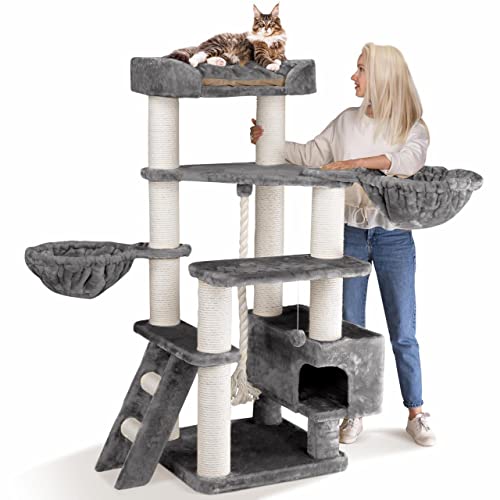 Happypet® Kratzbaum Grosse Katzen stabil XXL...