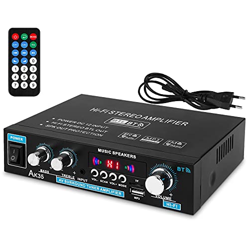 Bluetooth Verstärker HiFi Stereo Amplifier - 2...