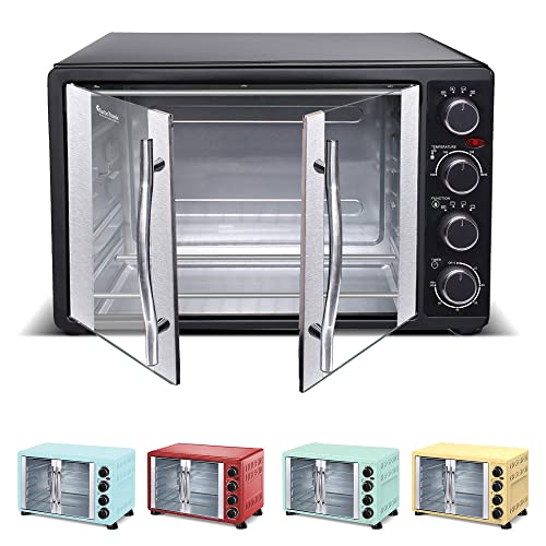 TurboTronic / Minibackofen mit Umluft / 55l / rot,...