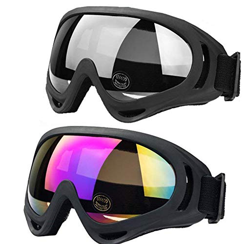 JTENG Motorrad Goggle Motocross Skibrille...