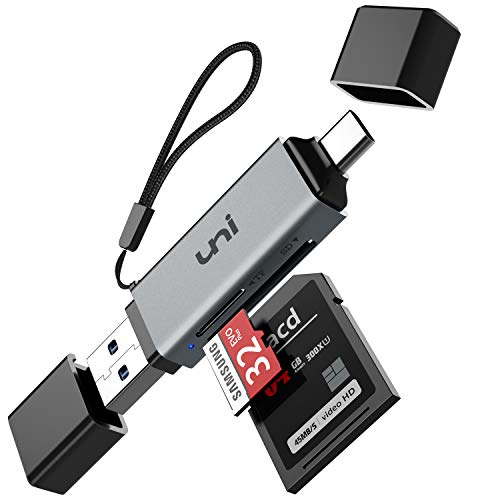 SD Kartenleser, uni USB Kartenleser, USB C...