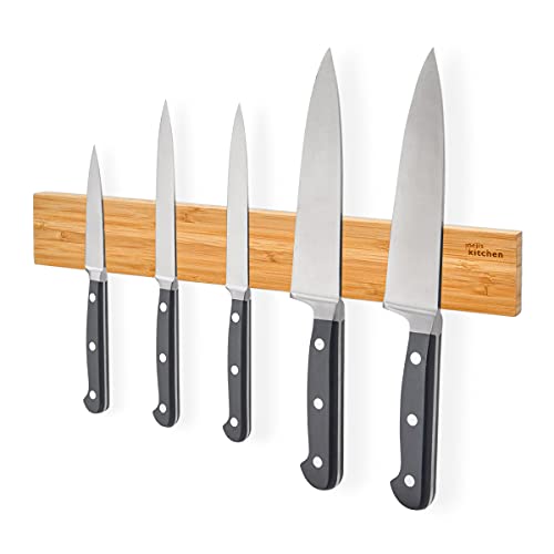 joeji's Kitchen Magnetleiste Messer aus Bambus /...