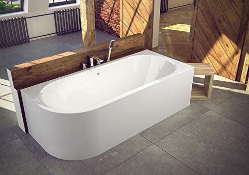 ECOLAM Badewanne Wanne Eckwanne Eckbadewanne für...