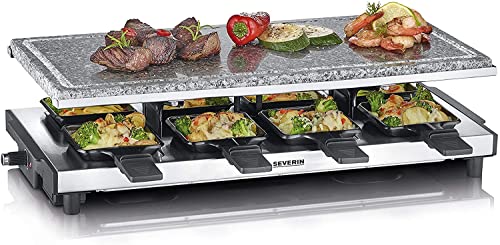 SEVERIN RG 2374 Raclette mit Naturgrillstein,...