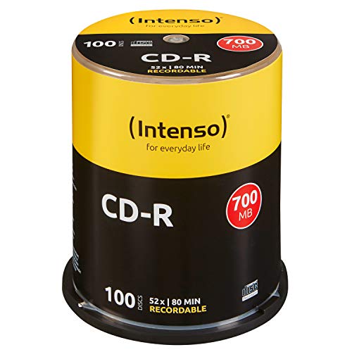 Intenso 1001126 CD-R 100er Spindel 700MB 52x Speed...