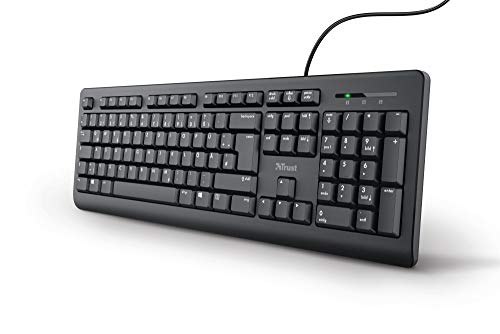 Trust 24092 Taro Kabelgebundene Tastatur,...