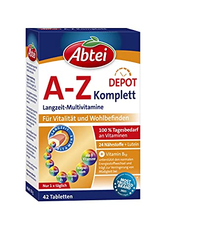 Abtei A-Z Komplett Langzeit-Multivitamine -...