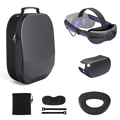 Tasche Set für Oculus/Meta Quest 2, Schwarzes Set...