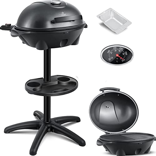 KESSER® elektrischer Elektrogrill 2in1 Tischgrill...