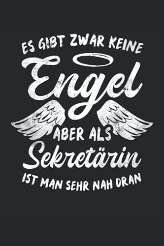 Sekretärin Engel Notizbuch (liniert) Bürohumor...