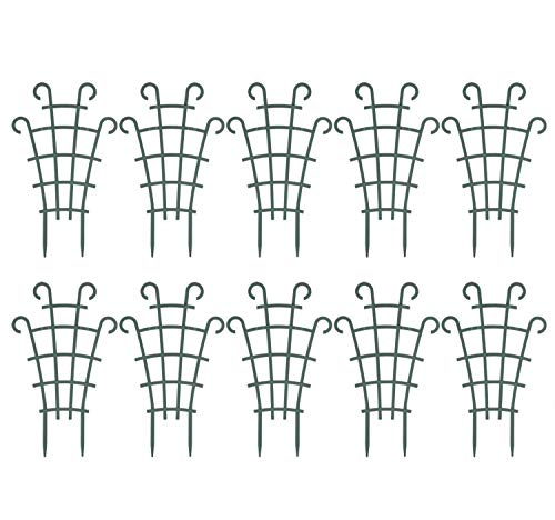 meacom 10 Stück Garten Pflanzenstütze Rankhilfe,...