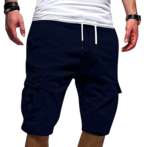 Generic Cargo Shorts Herren Einfarbig Outdoor...