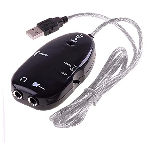 USB-Gitarre-Kabel-Audio-Link-Schnittstelle Adapter...