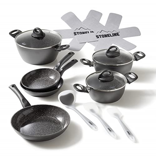 Stoneline Ceramic Topfset für Induktion geeignet,...