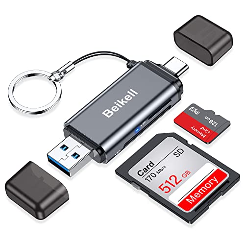 USB 3.0 Kartenleser, Beikell USB C Kartenleser,...