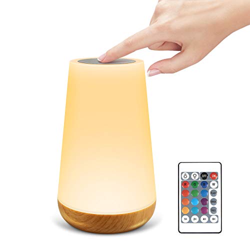 BNGXR LED Nachttischlampe mit Touch-Funktion und...