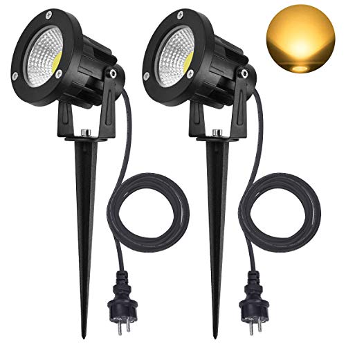 SanGlory 2er Set 7W LED Strahler Warmweiß 3000K...