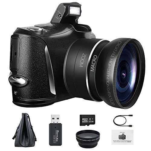 Digitalkamera 4K Videokamera Camcorder Ultra HD 48...