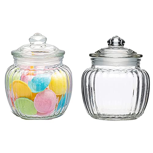 2 Stück Bonbongläser, Glasbehälter,...