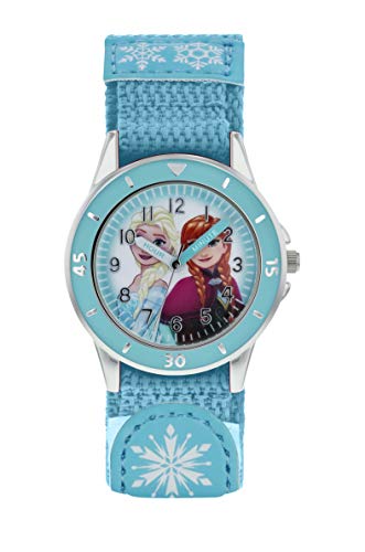 Frozen Mädchen Analog Quarz Uhr mit Stoff Armband...