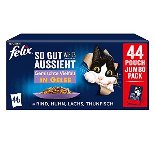 FELIX So gut wie es aussieht Katzenfutter nass in...