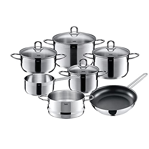 Silit Diamant Topfset Induktion 7-teilig, Kochtopf...