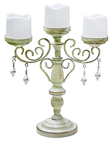 WQQLQX Statue Eisen Kerzenhalter Ornamente...