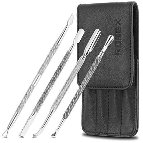 ROBBX® Nagelhautschieber Set inkl. Löffel,...