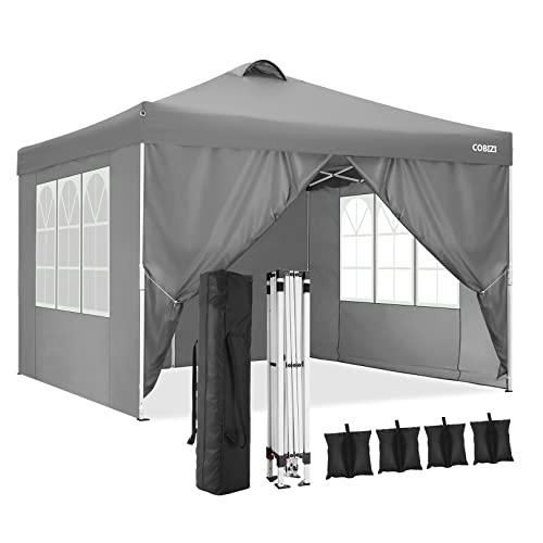 Cobizi Pavillon 3x3m Wasserdicht Flatpavillon...