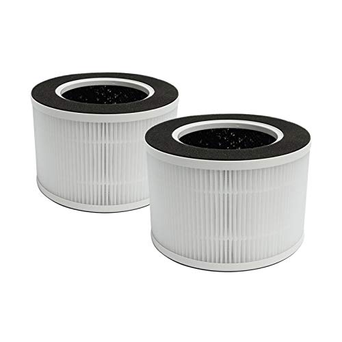 PUREBURG 2-Pack Ersatz HEPA Luftfilter kompatibel...