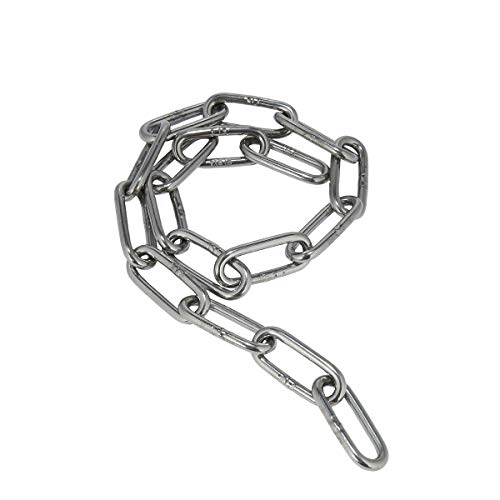 Edelstahl V4A Kette, 2,0 Meter, 2 mm...