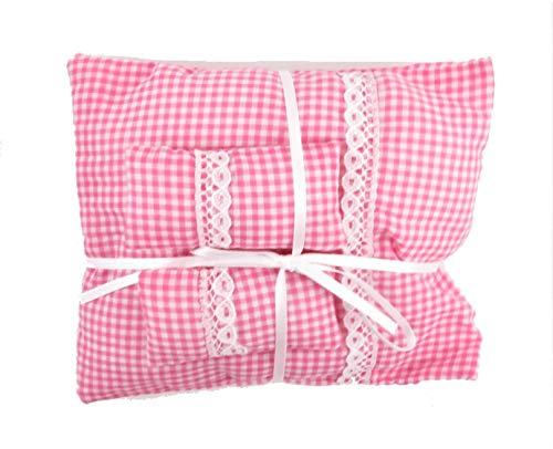 Melody Jane Dolls Houses Puppenhaus Pink Gingham...