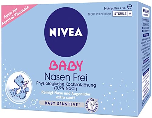 NIVEA BABY Nasen frei (24 Ampullen à 5 ml),...