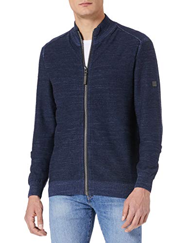 Camel Active Herren 4095225K22 Strickjacke, night...