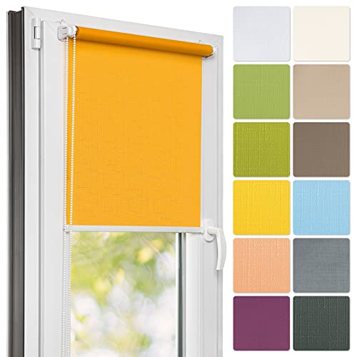 Estika Sichtschutz Rollo für Fenster ohne Bohren...
