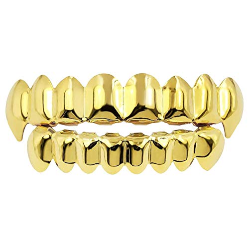 Diealles Shine Gold Grills Hip Hop Teeth Grills...