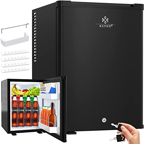 KESSER® Minikühlschrank mit Schloss, Minibar 40...