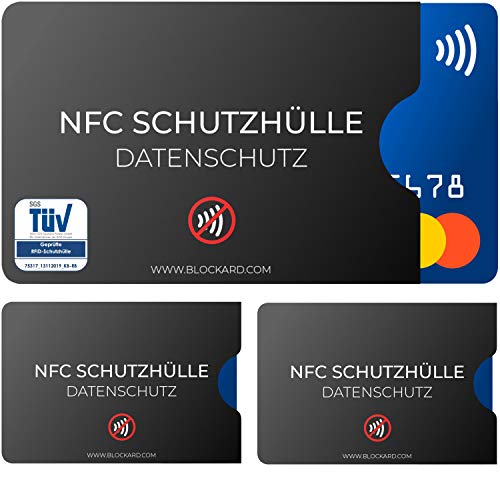 TÜV geprüfte NFC Schutzhülle (3 Stück) aus...