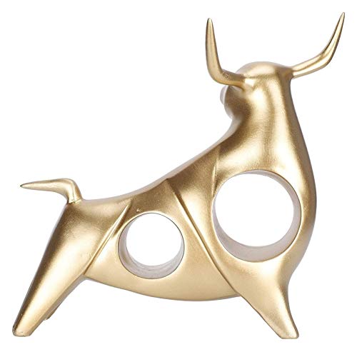 Desktop-Skulptur Stier Statue Hohl Synthetische...