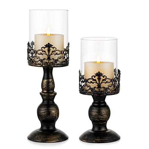 Sziqiqi Kerzenständer Set Vintage Distressed...