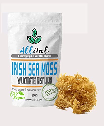 Allital Raw Wildcrafted St. Lucian 100G Gold Moos...