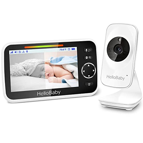 HelloBaby Babyphone mit Kamera und Audio, 12,7 cm...