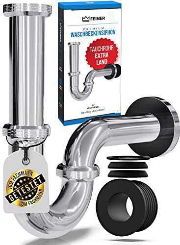 FEINER - Premium Universal Siphon für Waschbecken...