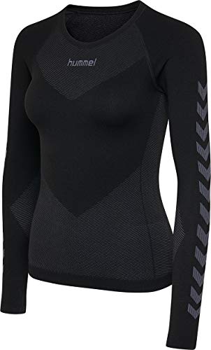 Hummel Damen First Seamless L/S Trikot, Black, M-L