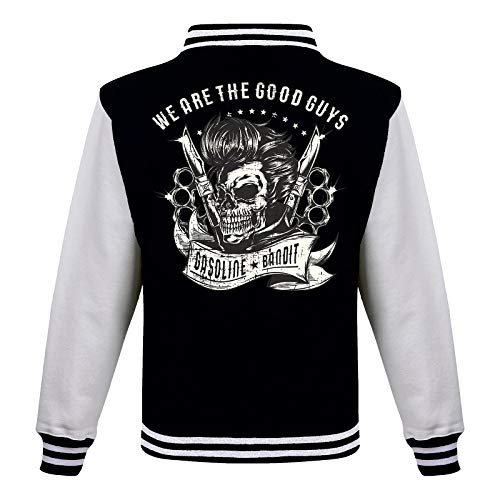 Gasoline Bandit Rockabilly Baseball College Jacke...