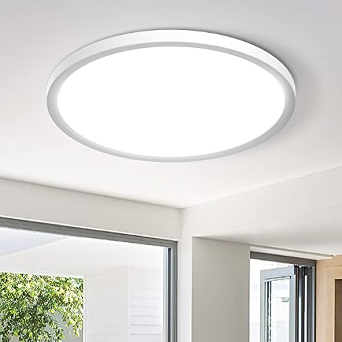 LED Deckenleuchte Flach Rund Deckenlampe 24W -...
