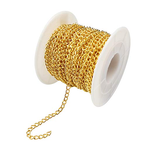 YapitHome 10m Schmuckkette Gliederkette Gold...